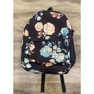 Herschel Supply Company Black Floral Backpack